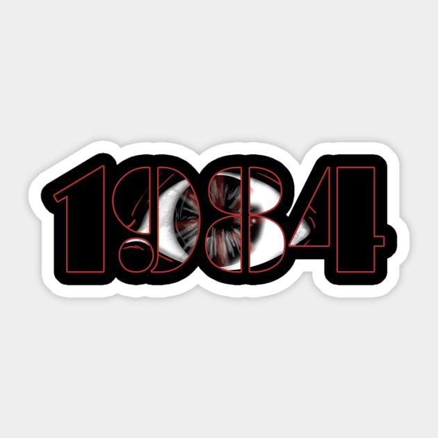 1984 Sticker by Piercek25